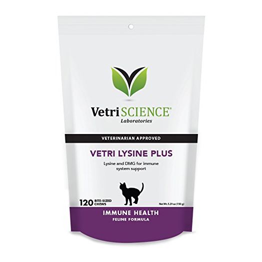 VetriScience Laboratories - Vetri Lysine Plus, 120 Bite-Sized Chews
