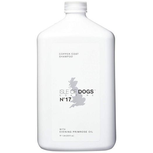 Isle of Dogs Coature No. 17 Copper Coat Evening Primrose Oil Dog Shampoo for brown dogs, 1 liter