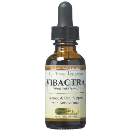Amber Technology Vibactra - All-Natural Organic Antibiotic Alternative for Pets (1oz)