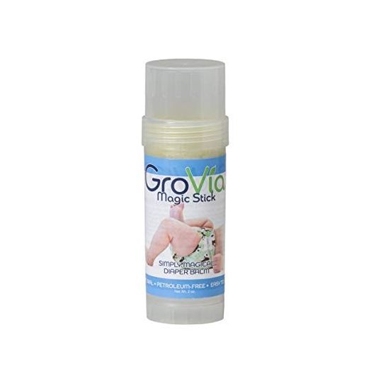GroVia All Natural Magic Stick Baby Diaper Balm for Baby Diapering (2 oz)