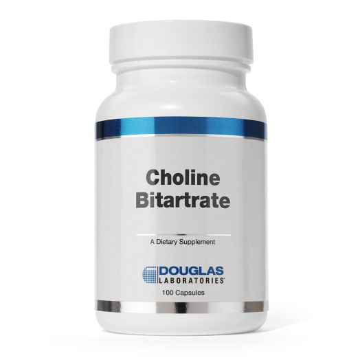 Douglas Laboratories - Choline Bitartrate - Supports Liver, Memory, and Mood* - 100 Capsules