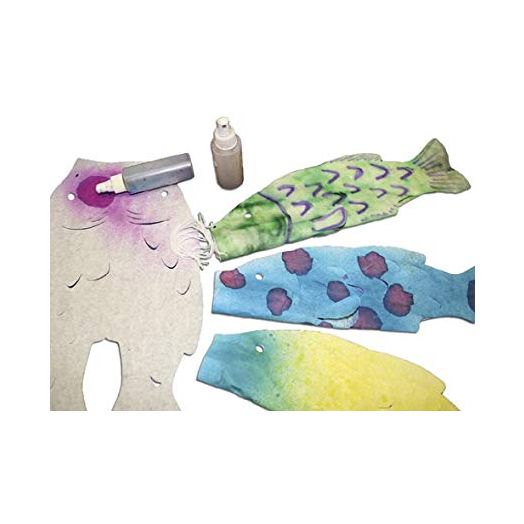 Roylco Japanese Carp Wind Sock Activity Kit, Pack of 24