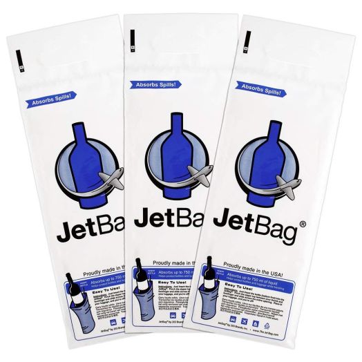 Jet Bag Bold - The Original ABSORBENT Reusable and Protective Bottle Bags - Set of 3 - MADE IN THE USA