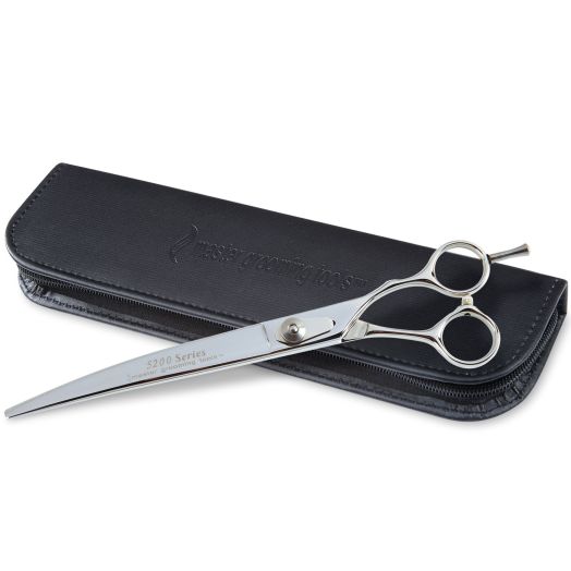 Master Grooming Tools 440C Stainless Steel Dog 5200 Groomer Series Curved Shears, 7-1/2-Inch