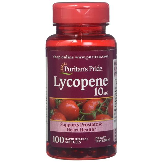 Puritans Pride Lycopene 10 Mg Softgels, 100 Count