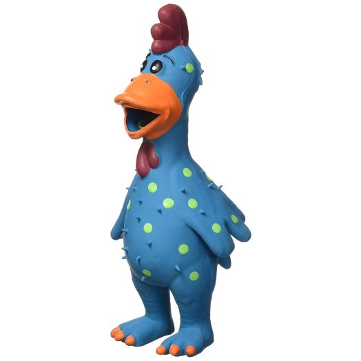 Multipet Latex Chicken Globken Dog Toy Assorted