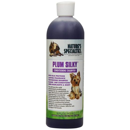 Nature's Specialties Plum Silky Pet Shampoo, 16-Ounce
