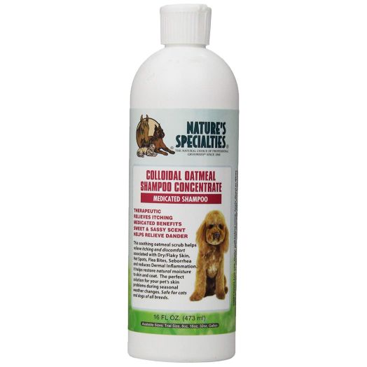 Nature's Specialties Colloidal Oatmeal Pet Shampoo, 16-Ounce