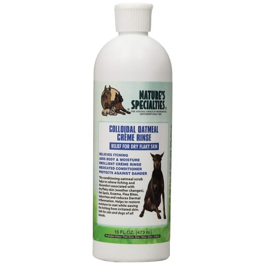 Nature's Specialties Oatmeal Crme Rinse Dog Conditioner, 16-Ounce