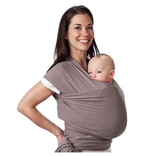 Boba Baby Wrap Carrier (Grey - The Original Child and Newborn Wrap, Perfect for Infants and Babies Up to 35 lbs)