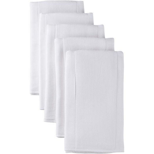 Gerber Prefold Gauze Diaper, White, 5 Count