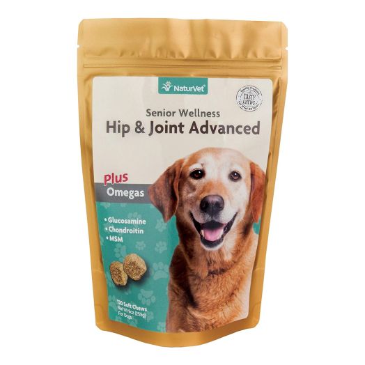 NaturVet Naturals Senior Hip and Joint Soft Chews Advanced Formula Dogs