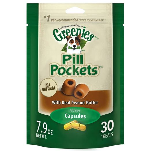 Greenies Pill Pocket Soft Dog Treats - Peanut Butter