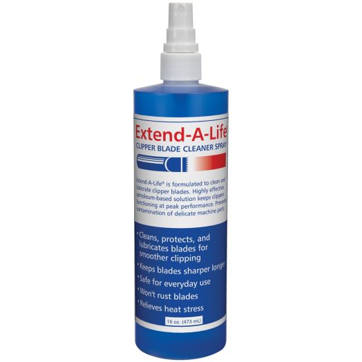 Top Performance Extend-A-Life Blade Rinses  Handy Spray Cleaners for Dog-Grooming Clippers, 16oz