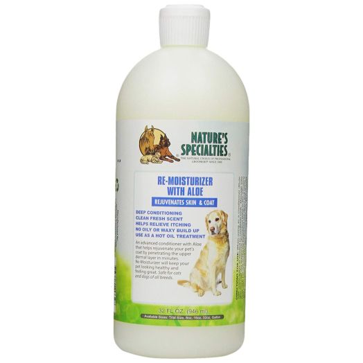 Nature's Specialties Aloe Remoisturizer Pet Conditioner, 32-Ounce