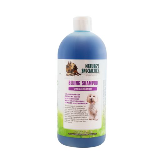 Nature's Specialties Bluing Pet Shampoo with Optical Brighteners, 32-Ounce