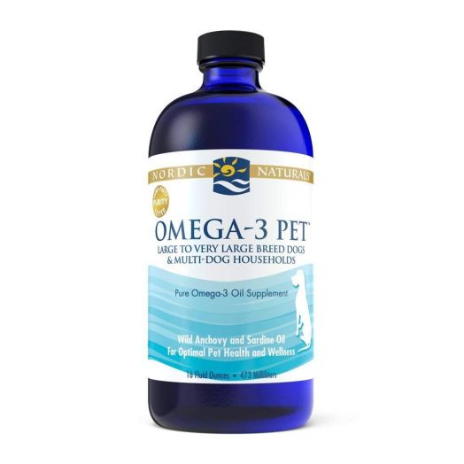 Nordic Naturals Omega 3 Pet - Fish Oil Liquid for Cats and Dogs, Omega-3s, EPA and DHA Supports Skin, Coat, Joint and Overall Health, in Triglyceride Form for Optimal Absorption
