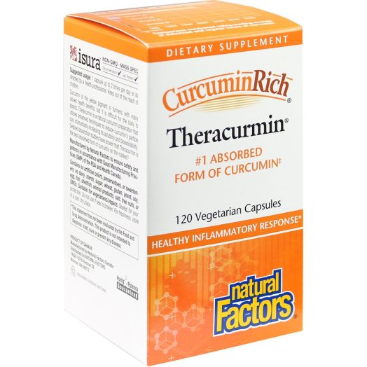 Natural Factors, CurcuminRich Theracurmin 30mg, Antioxidant Support
