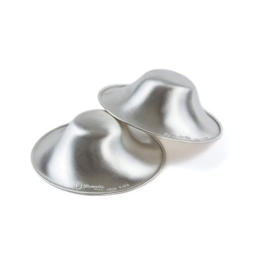 Silverette The Original Silver Nursing Cups - Soothing Sore Or Cracked Nipples with Silver