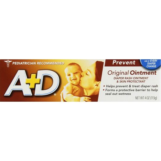 A and D Diaper Rash Ointment 4 oz. (Pack of 2)