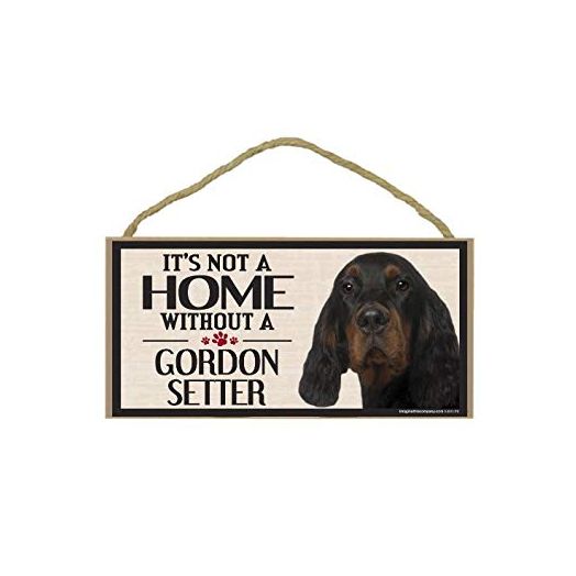 Imagine This Wood Sign for Gordon Setter Dog Breeds