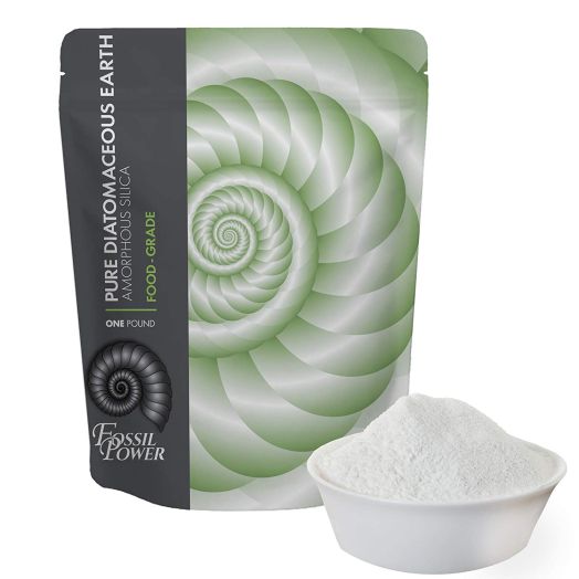 Diatomaceous Earth Food Grade  Powder - 1 lb. Bulk Resealable Bag - Safe for Human and Pet Consumption or Outdoor Uses - Detoxify Your Body Inside and Out