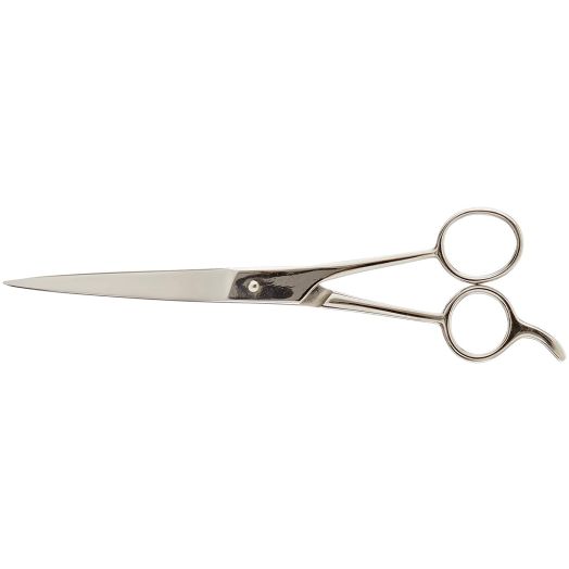 Tamsco Barber Shear 7.5-Inch Curved Blade Stainless Steel Ice Tempered Beveled Edge Curved