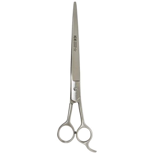Tamsco Barber Scissor/Groomer with Rest 10-Inch Stainless Steel Ice Tempered Beveled Edge Straight