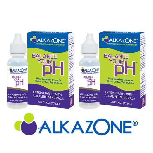 ALKAZONE Balance Your pH Antioxidants Alkaline Mineral Booster and Supplements (2 Pack)