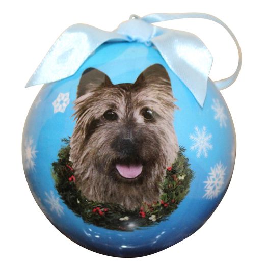 Cairn Terrier Christmas Ornament Shatter Proof Ball Easy To Personalize A Perfect Gift For Cairn Terrier Lovers