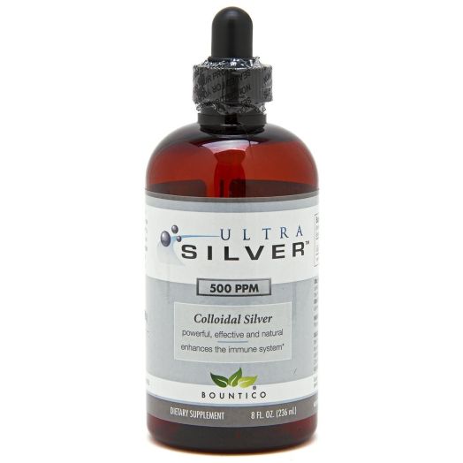 Ultra Silver Colloidal Silver 500 PPM, 8 Oz