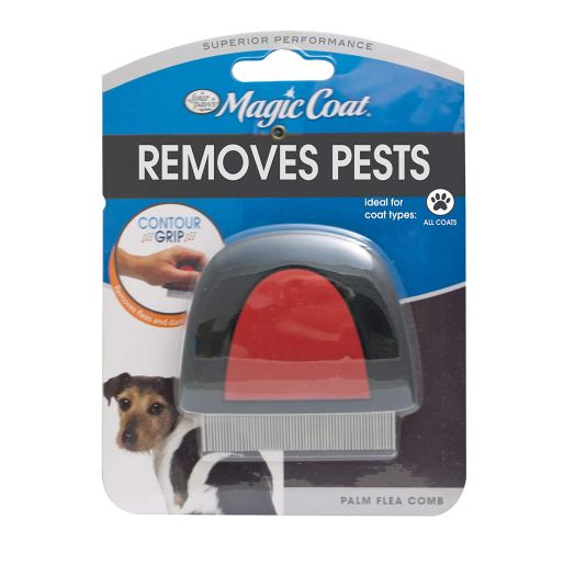 Four paws Magic Coat Dog Grooming Palm Flea Comb