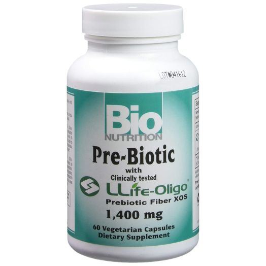 Bio Nutrition Pre-Biotic with Life Oligo Prebiotic Fiber XOS, 60 Count