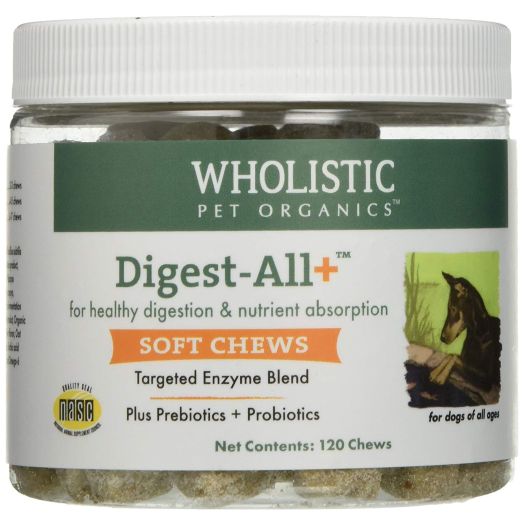 Wholistic Pet Organics Digest-All Plus Soft Chews Supplement