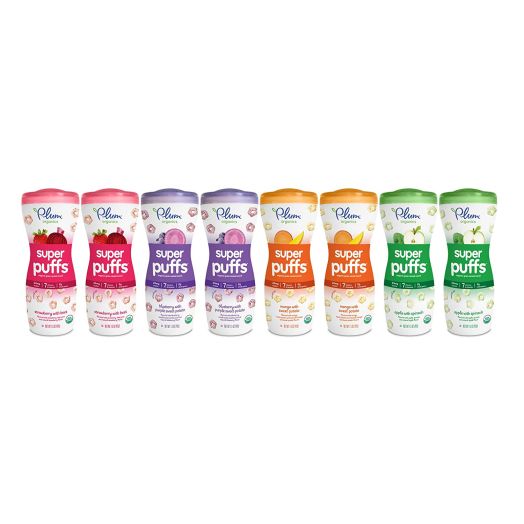 Plum Organics Super Puffs Variety Pack, 1.5 Ounce (Pack of 8)