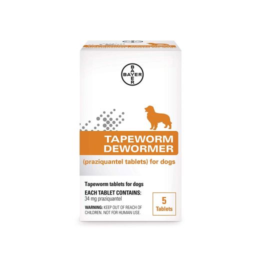 Bayer Tapeworm Dewormer for Dogs, 4 weeks and older