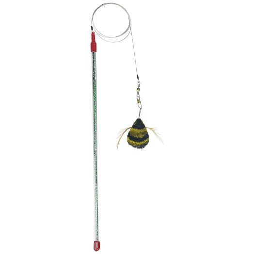 GoCat Cat Catcher Da Bee Cat Toy, Handmade in The USA (1 Bee)