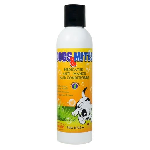 Dogs n Mites Medicated Anti Demodex Hair Conditioner with Tea tree oil, Neem and Lemon Grass 6.0 OZ (Concentrated)