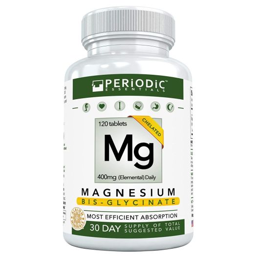 Chelated Magnesium Supplements Bisglycinate Harvard Studied Absorption Dual Glycinate Amino Acid Chelate 400mg Best for Mg Deficiency Non Laxative Not Buffered For Women and Men USA Made