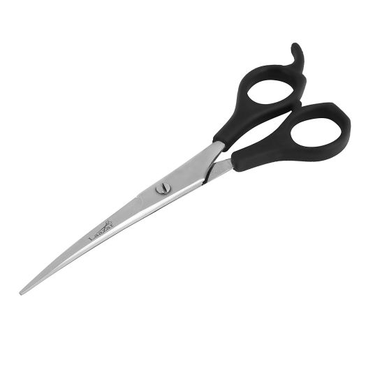 Laazar Curved Pet Grooming Scissors, 6.5" Shear, Stainless Steel