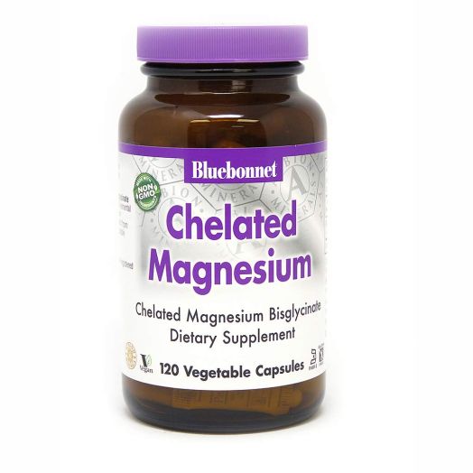 Bluebonnet Nutrition Albion Chelated Magnesium, 120 Count