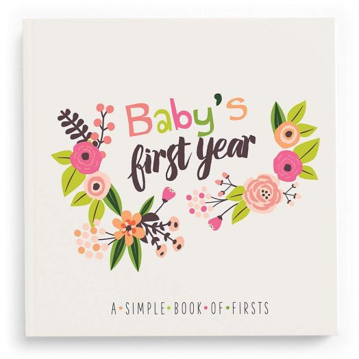 Lucy Darling Baby's First Year Memory Book: A Simple Book of Firsts - Little Artist Baby Journal - Baby Album