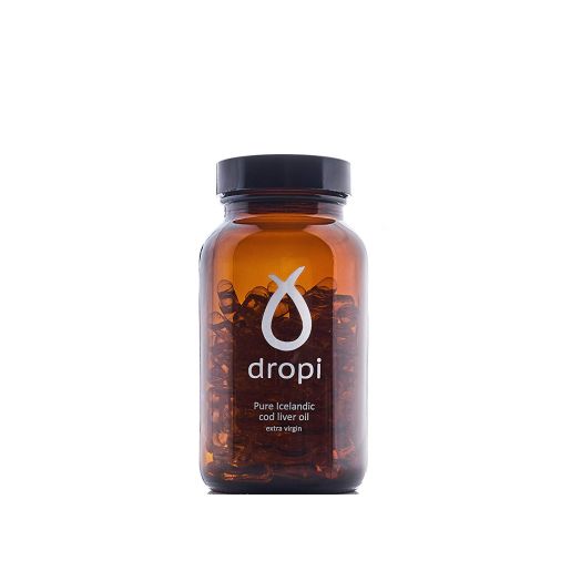 Dropi Pure Icelandic Cod Liver Oil Extra Virgin - 60 capsules | Dropi