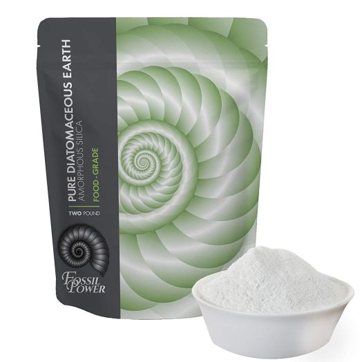 Diatomaceous Earth Food Grade  Powder - 2 lb. Bulk Resealable Bag - Safe for Human and Pet Consumption or Organic Outdoor Uses - Detoxify Your Body Inside and Out