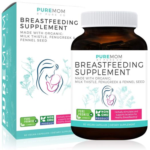 Organic Breastfeeding Supplement, Increase Milk Supply and Herbal Lactation Support, Aid for Mothers
