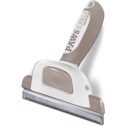 Paws and Pals Dog Hair Brush Grooming Comb for Shedding Rake Trimming Tool - Brushes Pet Cat Hair Fur Removal - Deshedding Supplies