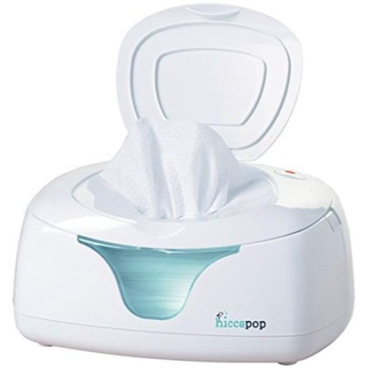 hiccapop Wipe Warmer and Baby Wet Wipes Dispenser | Holder | Case with Changing Light **110V ELECTRICITY**
