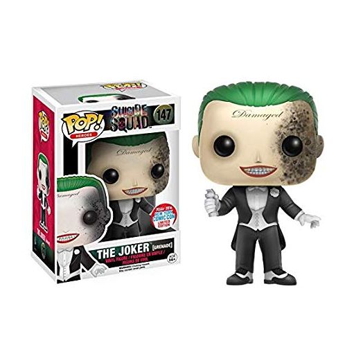 Funko 2016 NYCC Exclusive Pop! Heroes Suicide Squad Joker Grenade #147 Limited Edition