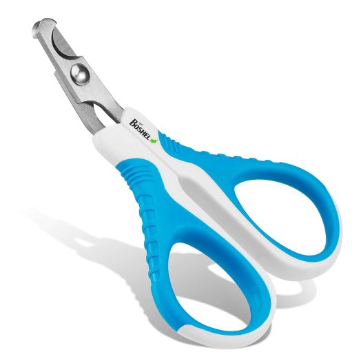 Boshel Cat Nail Clippers - Professional Cat Nail Trimmer  Safe, Sharp Angled Blade Pet Nail Trimmer and Pet Nail Clippers  Non-Slip Handle Cat Nail Scissors  Cat Claw Clippers For Small Dogs And Cats