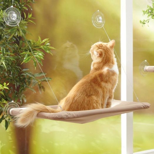 Sunny Seat Window Mounted Cat Bed cat hammock Pet Save Space